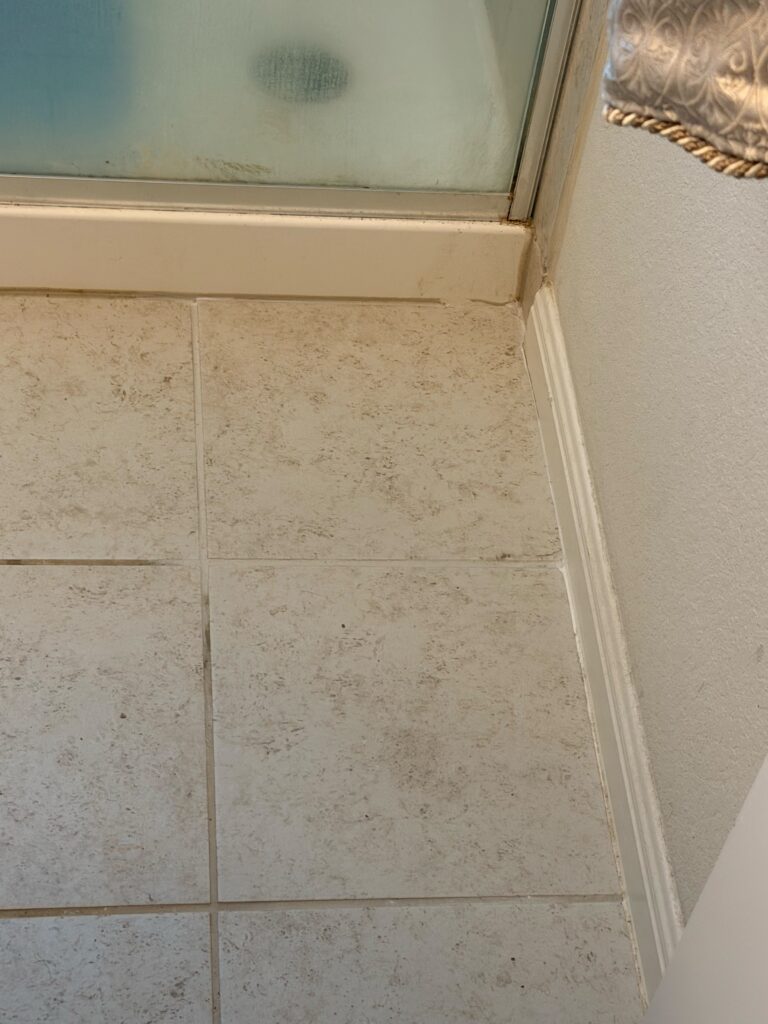 New tile flooring installed in a Central Texas home